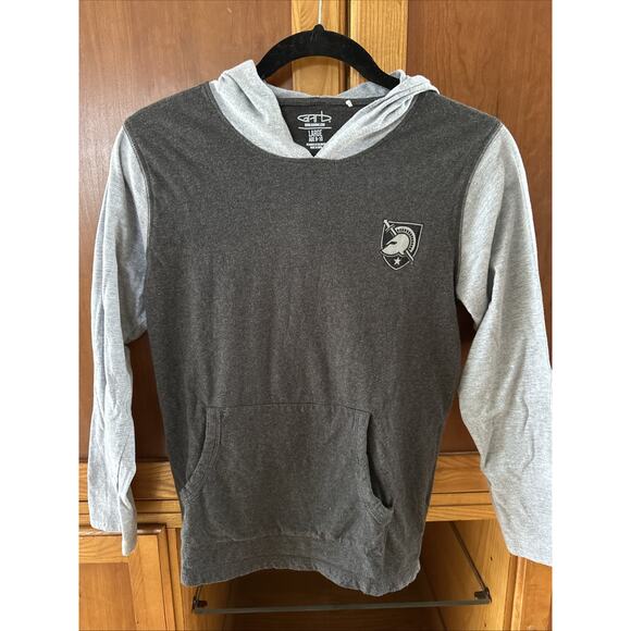 Go Army! Boys Large Army Black Knights Two Tone Gray Lightweight Pullover ￼ - Picture 1 of 5